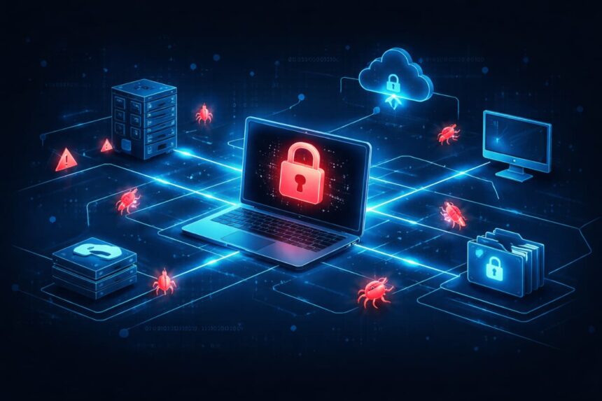 How Ransomware Spread Through a Corporate Network