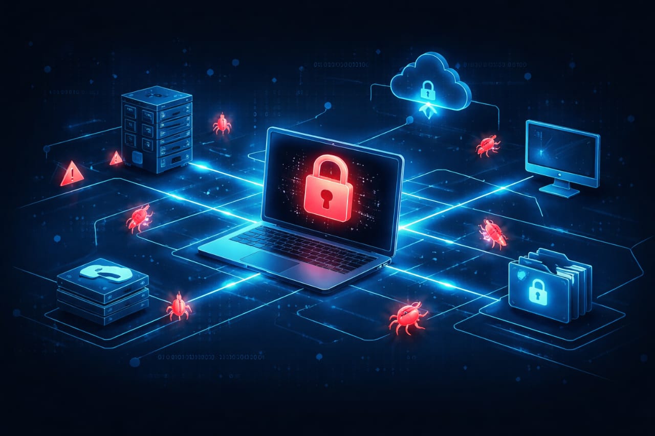 How Ransomware Spread Through a Corporate Network