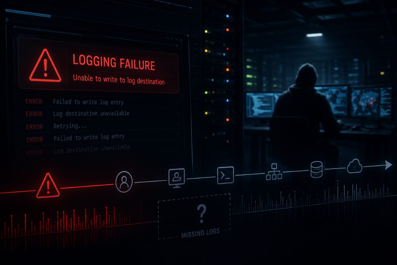 How logging Failures Enable Long-Term Intrusions