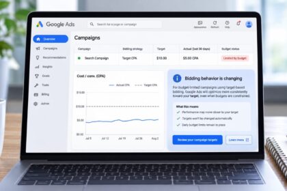 Google Ads Changes Target-Based Bidding for Budget-Limited Campaigns