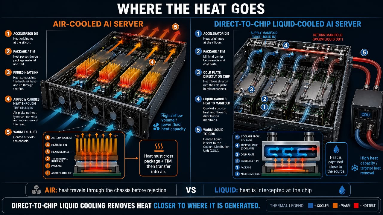 side-by-side cooling diagram